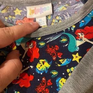 Little mermaid randy 3/4 sleeves